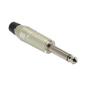 conector plug 1/4 mono niquelado | CON-AU-14MNM | amphenol