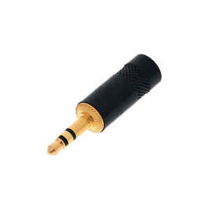 conector macho 3.5 stereo de metal rean | CON-AU-M35-SM | Neutrik