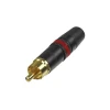 conector rca rojo metalico rean | Y5373-RD