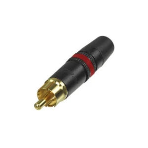 conector rca rojo metalico rean | Y5373-RD