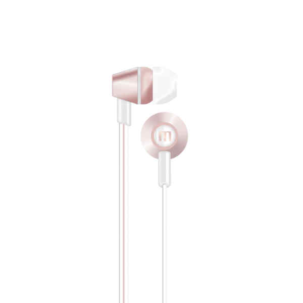 Audifono con microfono Rosa metalico | IMETALZ – Maxell