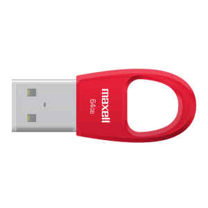 USB MEMORIA 64GB ROJO | USBK-64 – Maxell