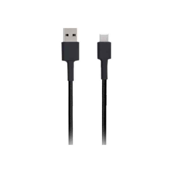 Xiaomi Mi Braided – Cable USB – USB (M) a 24 pin USB-C (M) – USB 2.0 – 3 A – 1 m – negro