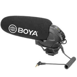 Microfono supercardioide para sobrecamara | BY-BM3031 – BOYA