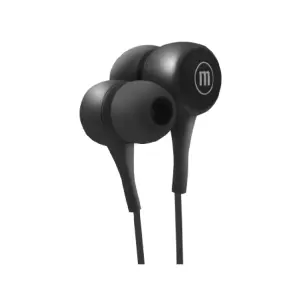 Audifonos estereo con microfono negro | IN-TIPS – MAXELL