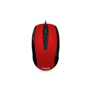 Mouse optico de 5 botones rojo | MOWR-105 – MAXELL