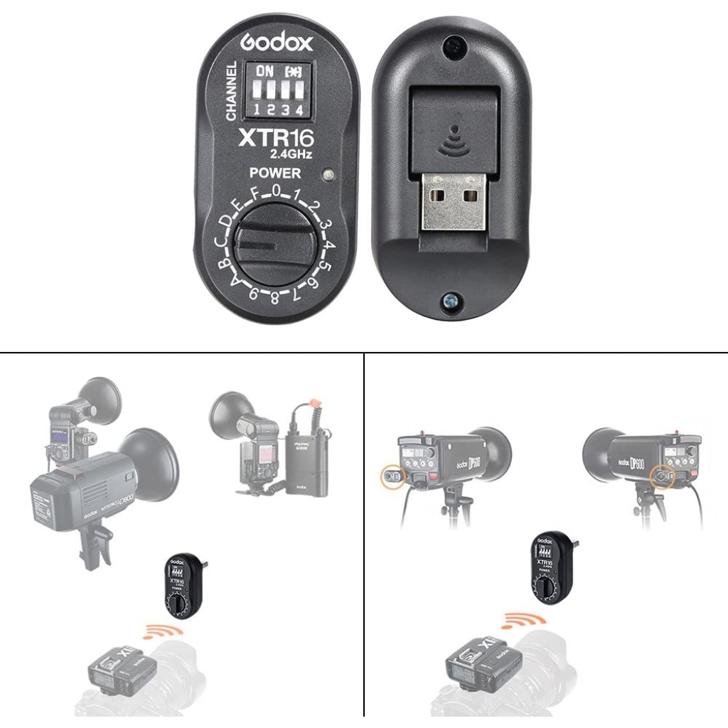 Control remoto inalambrico receptor | XTR-16 - GODOX