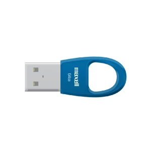 Memoria usb de 64gb azul | USBK-64 USB KEY – MAXELL