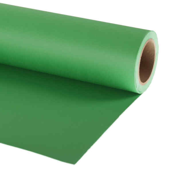 Bobina de papel para fondo 2,72cm x 11m color verde hoja | MANFROTTO