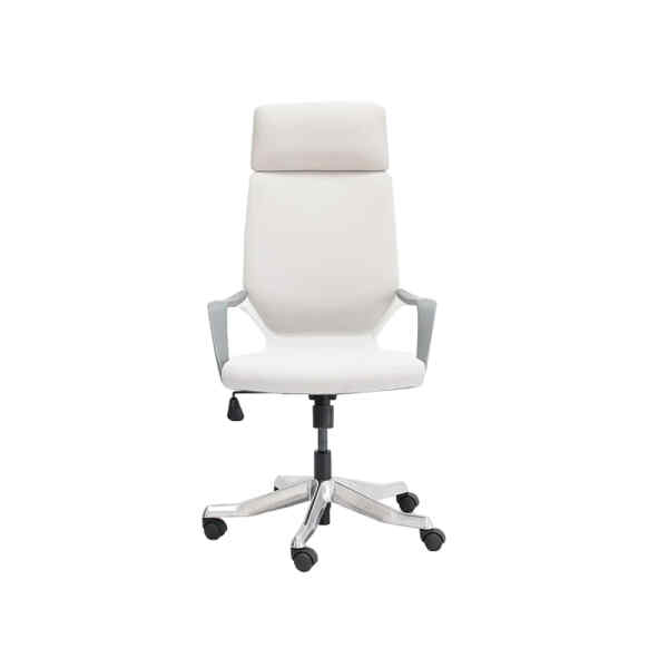 Silla Mesh blanco Base aluminio | Apollo Plus