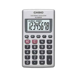 Calculadora Portatil 8 digitos Gris | HL-820 VA – Casio