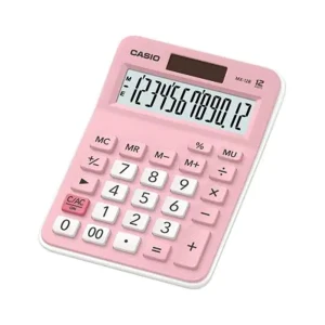 Calculadora de Mesa compacta mini 12 Rosada | MX-12B-PK – Casio