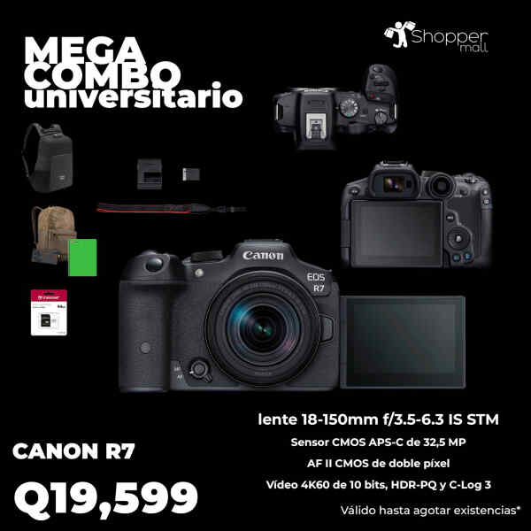 Camara EOS R7 18-150 IS STM | Canon Camara EOS R7 18-150 IS STM | Canon