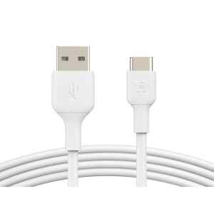 Belkin BOOST CHARGE – Cable USB – 24 pin USB-C (M) a USB (M) – 1 m – blanco
