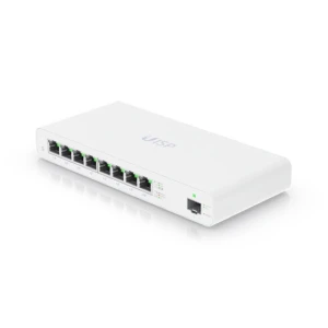Ubiquiti UISP – Conmutador – 8 x 10/100/1000 (PoE) + 1 x Gigabit SFP – sobremesa – PoE (110 W)