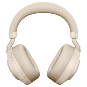 Jabra Evolve2 85 MS Stereo – Auricular – tamaño completo – Bluetooth – inalámbrico, cableado – cancelación de sonido activo – conector de 3,5 mm – aislamiento de ruido – beige – Certificado para Equipos de Microsoft