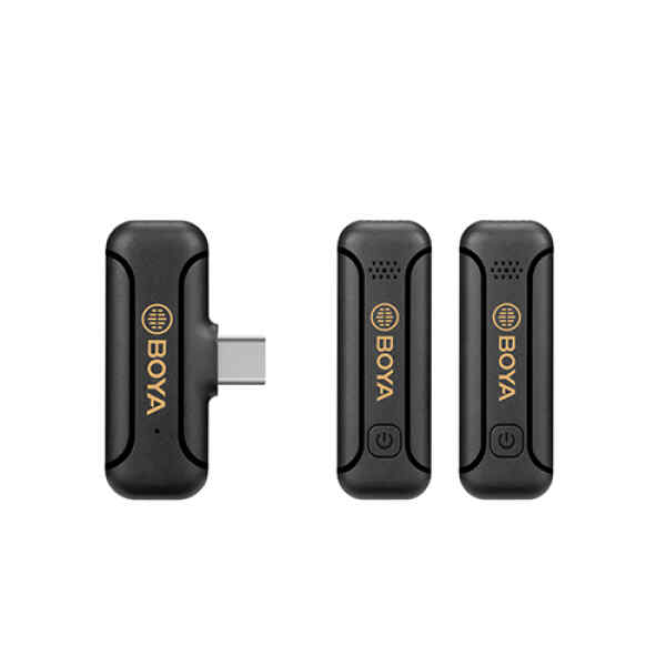 Microfonos inalambricos dobles USB-C (2TX, 1RX) | BY-WM3T2-U2 – BOYA