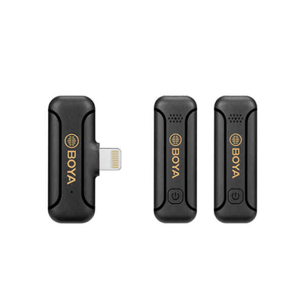Microfonos inalambricos dobles para IOS (2TX, 1RX) | BY-WM3T2-D2 – BOYA