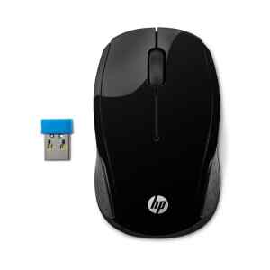 HP 200 – Raton – optico – inalambrico – 2.4 GHz – receptor inalambrico USB