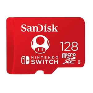 SanDisk – Flash memory card – microSDXC UHS-I Memory Card – 128 GB – Nintendo