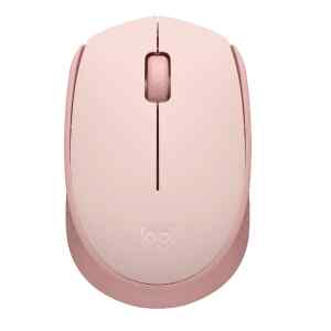 Logitech M170 Wireless Mouse, Ambidextrous, Rose – Ratón – diestro y zurdo – óptico – 3 botones – inalámbrico – 2.4 GHz – receptor inalámbrico USB – rosa
