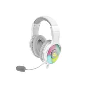 Audifono Gaming Pandora 3.5mm Blanco Con Microfono RGB H350W | REDRAGON