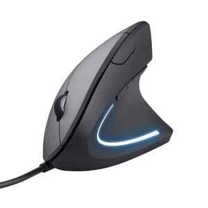 Mouse Verto USB Negro Ergonomico Vertical | TRUST