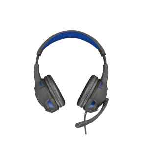 Audifono Gaming RAVU 3.5mm Negro/Azul con Microfono GXT 307 | TRUST