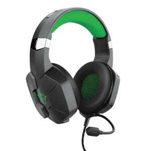 Audifono Gaming CARUS 3.5mm Negro/Verde con Microfono GXT 323X | TRUST