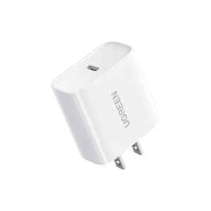 Adaptador de corriente 1 USB-C carga rapida 20W Blanco CD137 | UGREEN