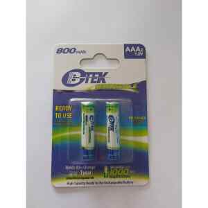 Bateria recargable 2PK AAA 800 MHA, BRC-2MH3800 | Maxell