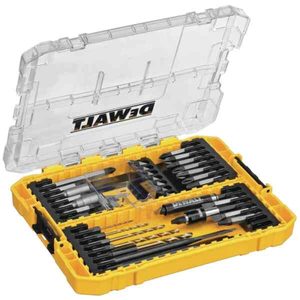 Set De 35 Piezas Incluye Sujetadores, Copas, Brocas Brocas Paleta Y Puntas Para Atornillar Tough Grip. Marca Dewalt