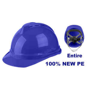 Casco De Seguridad Color Azul. Marca Emtop