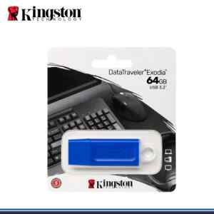 Kingston DataTraveler – Unidad flash USB – USB 3.0 – 64 GB – Azul