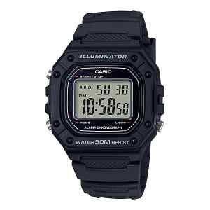 Reloj Illuminator WR50M, pulsera de resina | W-218H-1AVDF – CASIO