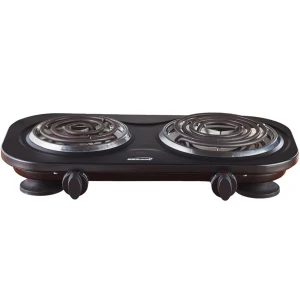 Estufa electrica de mesa de 2 hornillas MARCA BRENTWOOD