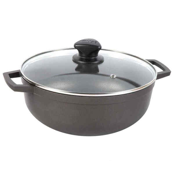 Olla Caldero 30 cm Aluminio Fundido Antiadherente MARCA IMUSA