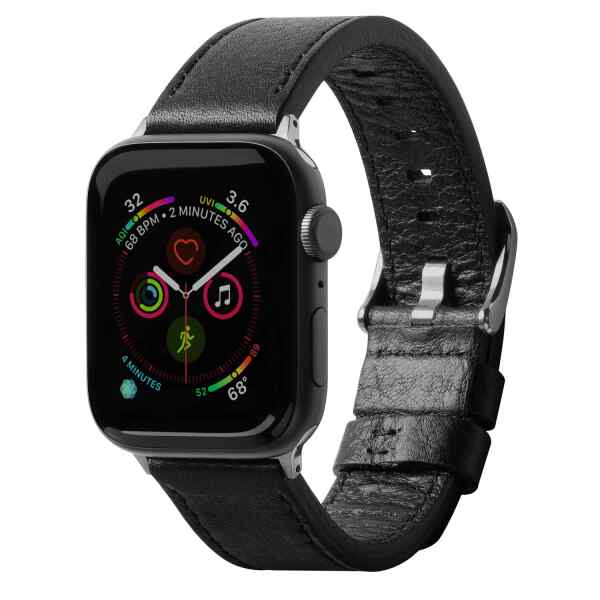 Leather One Apple Watch 42/44mm Band Negro | RINGKE Leather One Apple Watch 42/44mm Band Negro | RINGKE