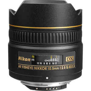 Lente 10.5MM F/2.8G ED AF DX Fisheye | AF10.5MM2.8G – NIKON