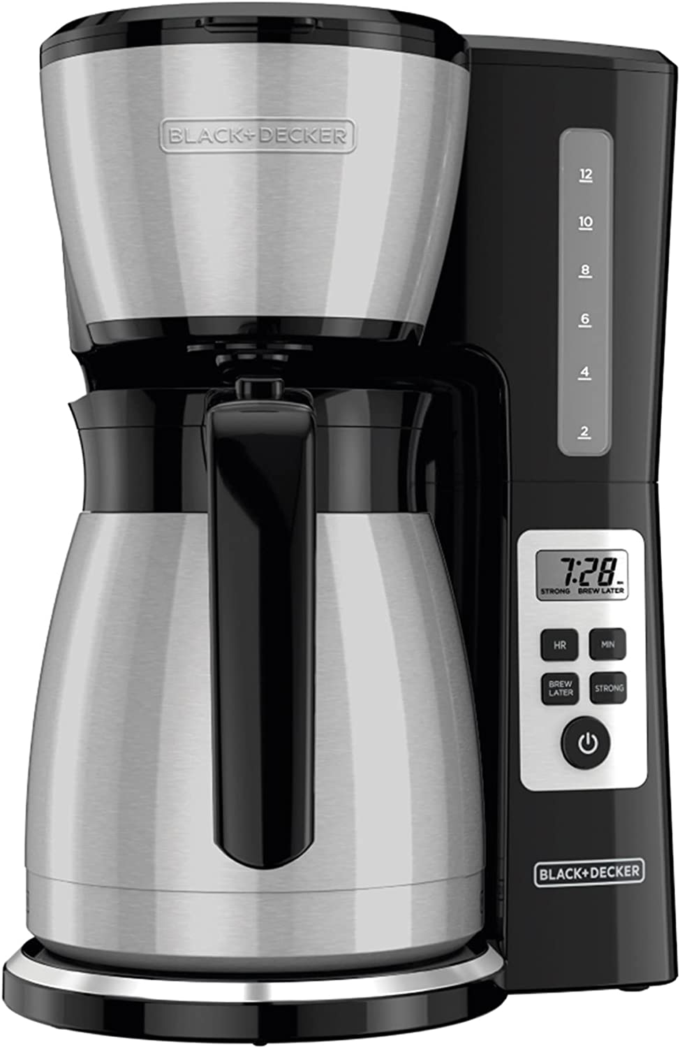 Cafetera Jarra Termica con Sello de Vacio de 4 capas | CM2046S-LA - BLACK +  DECKER