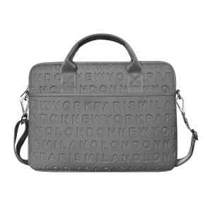 Bolso para Laptop Cosmo Slim GRIS de 13.3plg. | Wi-515868 – WIWU