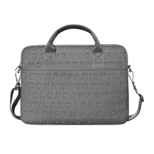 Bolso para Laptop Cosmo Slim GRIS de 13.3plg. | Wi-515868 – WIWU