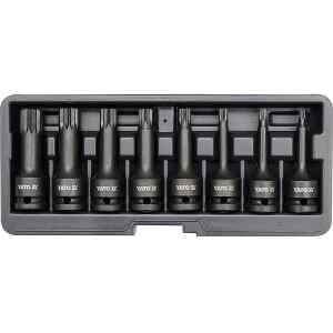 Juego Copas Impacto Torx Spline Raiz 1/2, 8pcs | YT-1069 – YATO