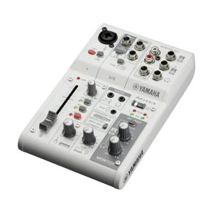 Consola de audio e interfaz de 3 canales e interfaz de audio USB | AG03MKII WH – Yamaha
