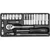Juego de Ratchet y Copas 23pcs 1/4 | YT-14421 – YATO