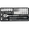 Juego de Ratchet y Copas 23pcs 1/4 | YT-14421 – YATO