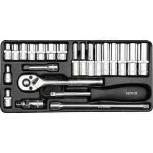 Juego de Ratchet y Copas 23pcs 1/4 | YT-14421 – YATO