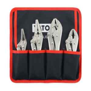 Juego Alicates de Presion Largos y Cortos 4pcs | YT-39614 – YATO