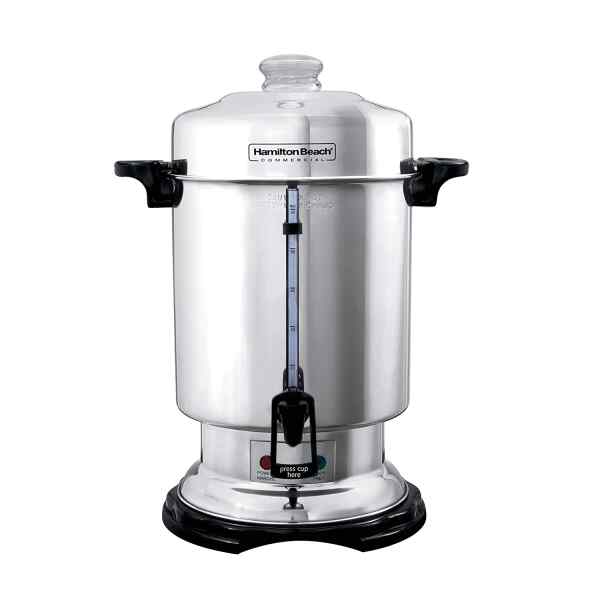 Cafetera Urna D50065 Commercial de 60 Tazas, Acero Inoxidable, Plateado | Hamilton Beach