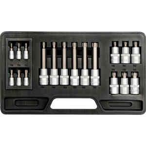 Copas de Puntas Torx 18pcs Raiz 1/4 Y 1/2 | YT-7751 – YATO